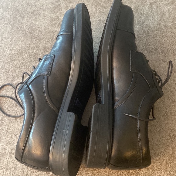 Bostonian Strada Black Leather Oxford Mens Dress Shoes, Size 9 1/2 M - Picture 7 of 8